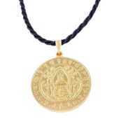 Medicine Buddha Healing Medallion with Necklace