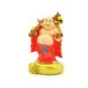 Mini Red Robe Travelling Laughing Buddha1