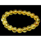 Natural Citrine Round Bracelet 8mm1