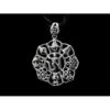 Om Syllable with 8 Auspicious Objects Pendant1