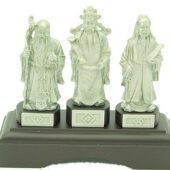 Pewter Auspicious Fuk Luk Sau (3 Star Deities)1