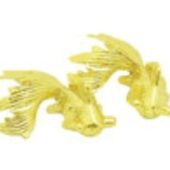 Pewter Golden Gold Fish for Wealth