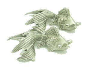 Pewter Good Fortune Gold Fish1