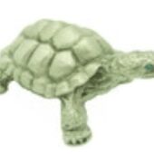 Pewter Tortoise for Health