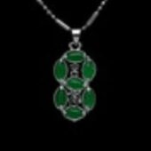 Prosperity and Auspiciousness Number 8 Jade Pendant