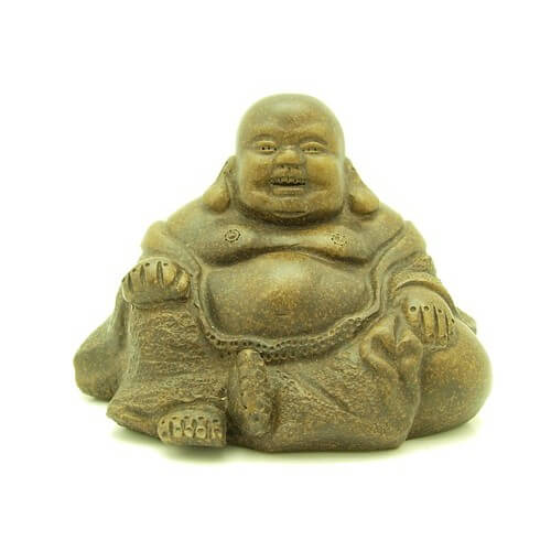 Purple Clay Sand Zisha Green Color Sitting Laughing Buddha (M) - Buy ...