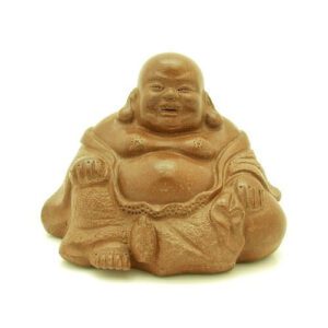 Purple Clay Sand Zisha Sitting Laughing Buddha (M)1