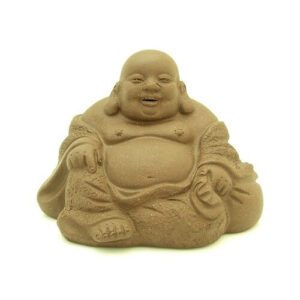 Purple Clay Sand Zisha Sitting Laughing Buddha (S)1