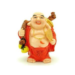 Red Robe Travelling Laughing Buddha Holding Wu Lou1