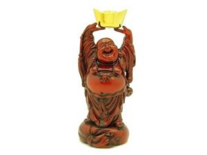 Redstone Standing Laughing Buddha Lifting Gold Ingot