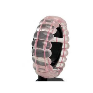 Rose Quartz Bangle Style Bracelet1