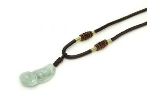 Ruyi and Pi Xiu Jade Pendant with Necklace1