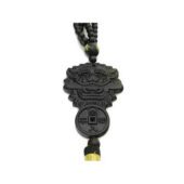 Sandalwood Lion Head with Kwan Yin Tassel1