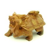 Sau Shan Stone Feng Shui Dragon Tortoise with Baby Tortoise1