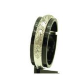 Single Dragon Tibetan Silver Bangle1