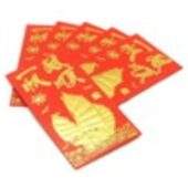 Smooth Sailing Wealth Ship Red Packets (3 Packs, 6 PcsPack)