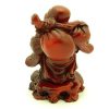 Travelling Laughing Buddha In Red Robe2