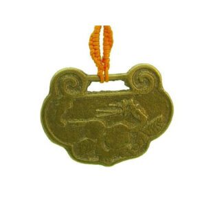 Vintage Feng Shui Lock Coin Amulet Wealth Magnifier1