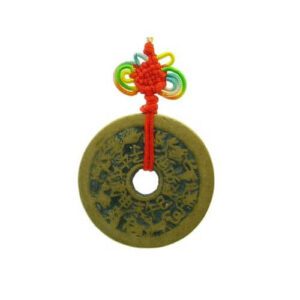 Vintage Feng Shui Tai Sui Coin Amulet1