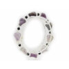 Warped Button-Shaped Amethyst Crystal Bracelet3