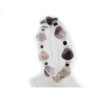 Warped Button-Shaped Amethyst Crystal Bracelet4