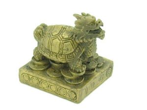 Wealth Dragon Tortoise on Gold Coins1