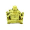 Wealthy Brass Laughing Buddha Sitting on Dragon Chair3