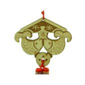 Wooden Double Fish Feng Shui Tassel1