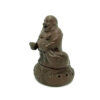 Zisha Clay Good Fortune Laughing Buddha Incense Burner2