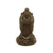 Zisha Clay Wealth God Holding Gold Ingot Incense Burner1