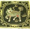 10Crt Gold Thread Silk Embroidered Kei Loon Black Mat1