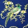 10Crt Gold Thread Silk Embroidered Magpie With Chrysanthemum2