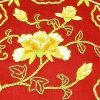 10Crt Gold Thread Silk Embroidered Peony Mat2