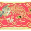 10Crt Gold Thread Silk Embroidered Phoenix Mat (Red)2