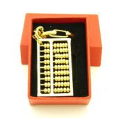 Abacus Golden Key Chain1