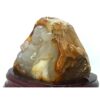 Agate Chalcedony Crystal Carved Laughing Buddha Sculpture (D) 玉髓2