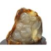Agate Chalcedony Crystal Carved Laughing Buddha Sculpture (D) 玉髓3