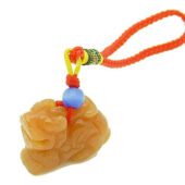 Agate Crystal Pi Yao Protector (Orange)1