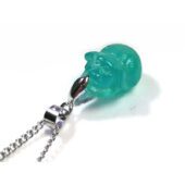 Amazonite Piggy Crystal Pendant1