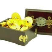 Antique Style Mystic Knot, Bat And Peony Jewelry Wealth Box1