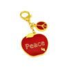 Apple Peace Amulet Feng Shui Keychain2