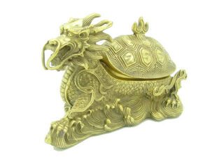 Brass Dragon Tortoise Jewelry Box1