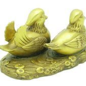 Brass Mandarin Ducks For Marriage Luck1