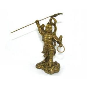 Brass Nazha Statue - Lazha San Tai Zhi - Taoism - Buy-FengShui.com