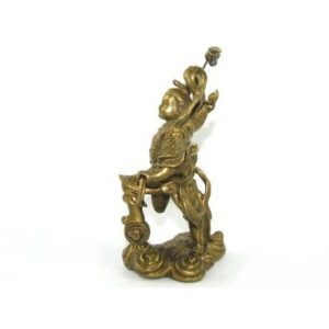 Brass Nazha Statue - Lazha San Tai Zhi - Taoism - Buy-FengShui.com