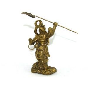 Brass Nazha Statue - Lazha San Tai Zhi - Taoism - Buy-FengShui.com