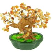 Brown Agate Crystal Gem Tree(Big)1