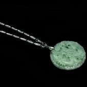 Chinese Dragon Jade Pendant Necklace1