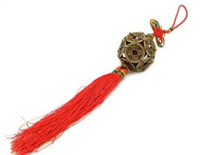 Chinese I-Ching Coins Ball Tassel1