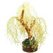 Citrine Crystal Four Seasons Willow Feng Shui Tree1